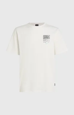 Homme O'Neill T-Shirts|Protection Anti-Uv-HommesT-shirt Retro Graphic| Blanc
