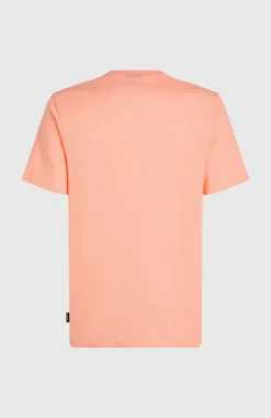 Homme O'Neill T-Shirts|Protection Anti-Uv-HommesT-shirt Slub Chest Pocket| Rose