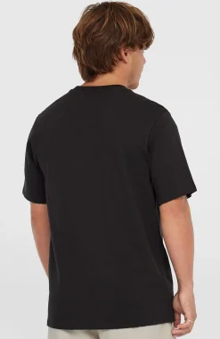 Homme O'Neill T-Shirts|Protection Anti-Uv-HommesT-shirt Slub Chest Pocket| Noire