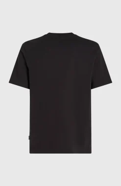 Homme O'Neill T-Shirts|Protection Anti-Uv-HommesT-shirt Slub Chest Pocket| Noire