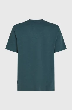 Homme O'Neill T-Shirts|Protection Anti-Uv-HommesT-shirt Slub Chest Pocket| Bleu