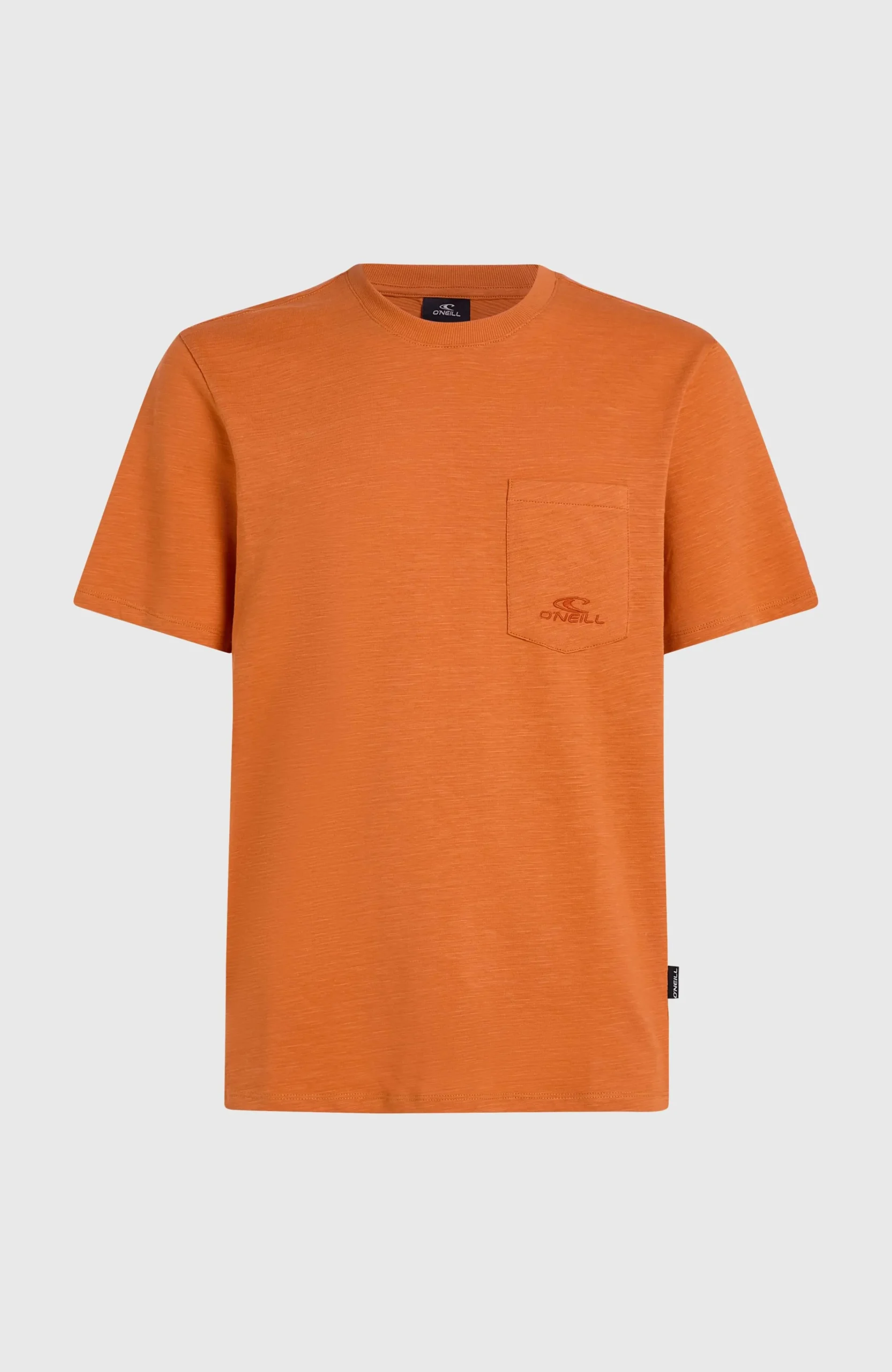 Homme O'Neill T-Shirts|Protection Anti-Uv-HommesT-shirt Slub Chest Pocket| Orange