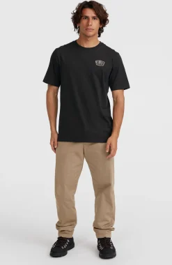 Homme O'Neill T-Shirts|Protection Anti-Uv-HommesT-shirt Small Chest Print| Noire