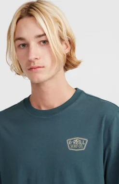 Homme O'Neill T-Shirts|Protection Anti-Uv-HommesT-shirt Small Chest Print| Bleu