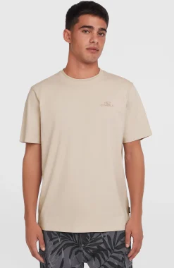 Homme O'Neill T-Shirts|Protection Anti-Uv-HommesT-shirt Small Logo| Beige