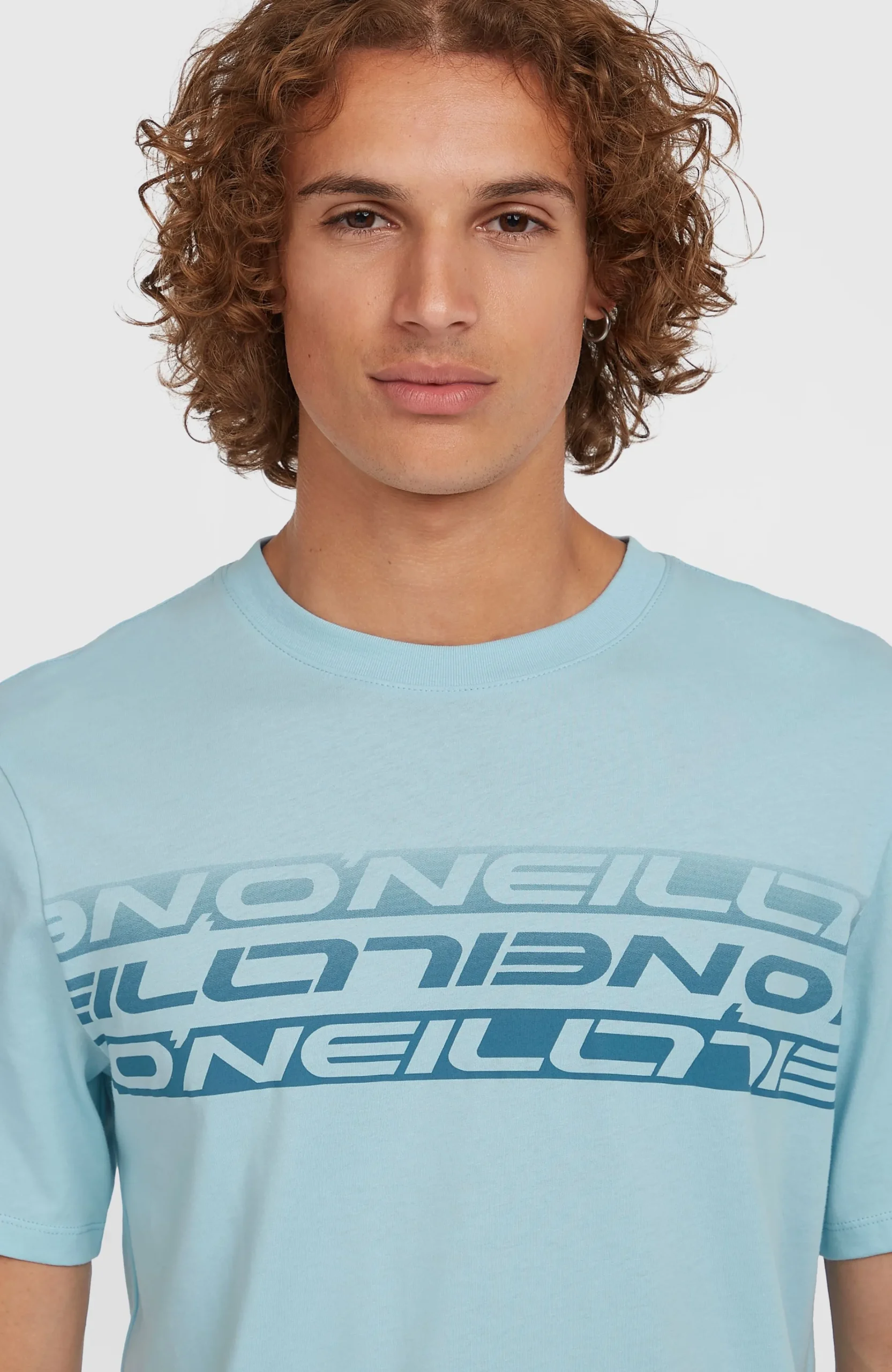 Homme O'Neill T-Shirts|Protection Anti-Uv-HommesT-shirt Stripe| Bleu