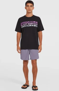 Homme O'Neill T-Shirts|Protection Anti-Uv-HommesT-shirt Stripe| Noire