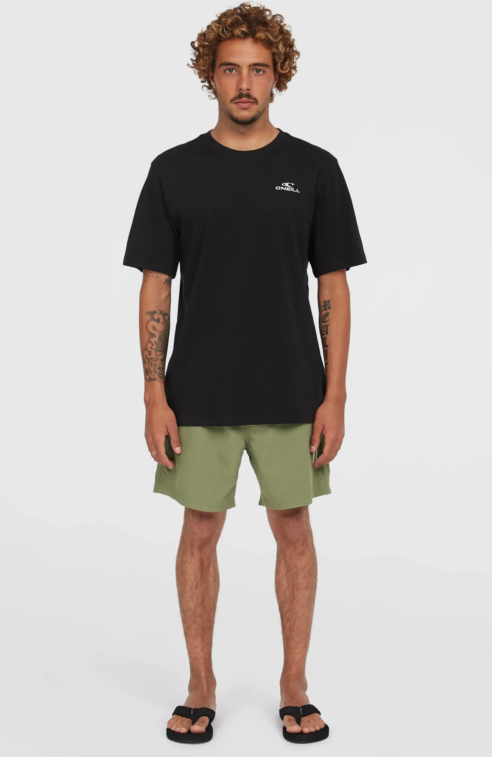 Homme O'Neill T-Shirts|Protection Anti-Uv-HommesT-shirt Sun| Noire