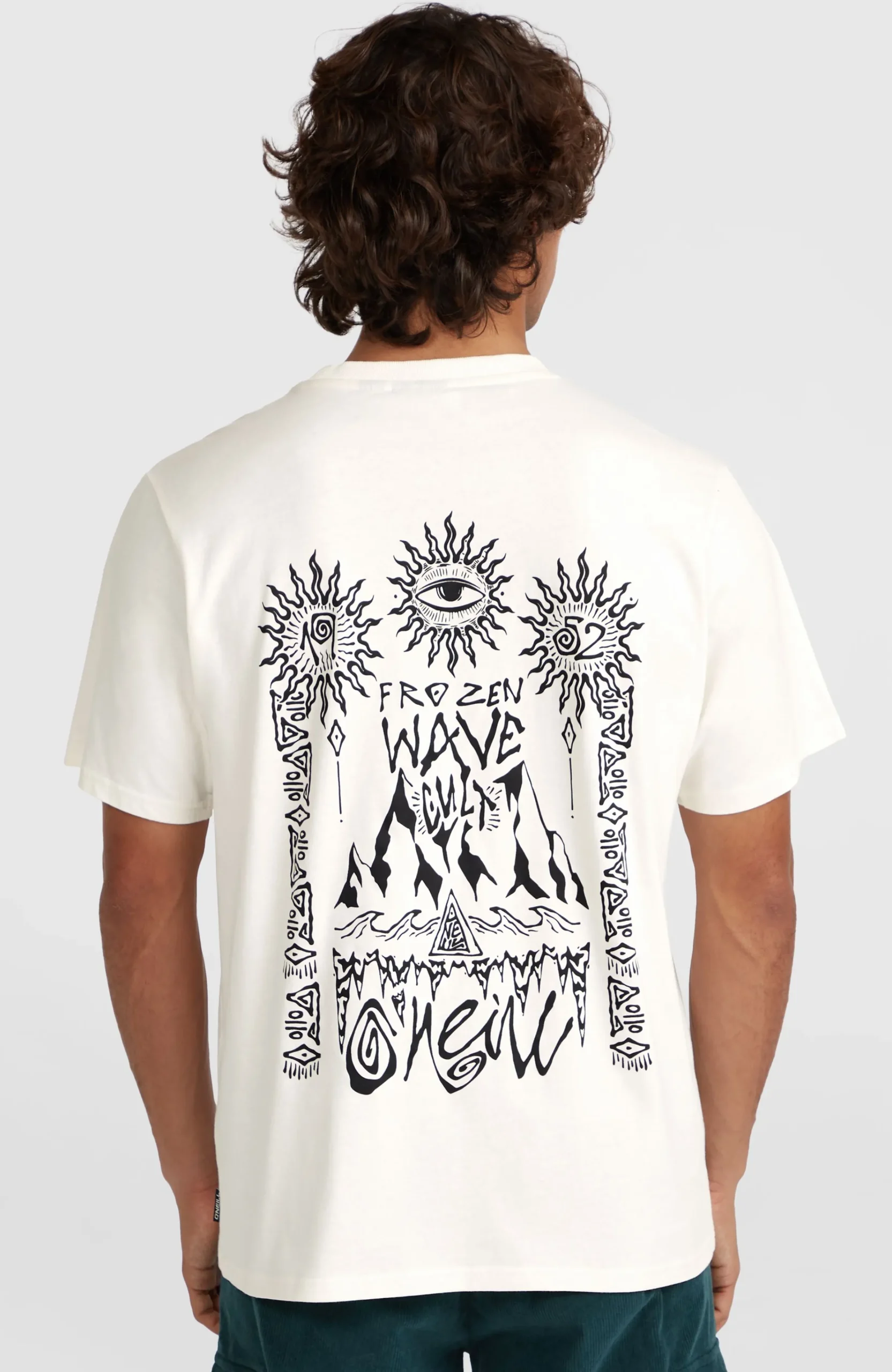Homme O'Neill T-Shirts|Protection Anti-Uv-HommesT-shirt Surf Heroes Graphic| Blanc