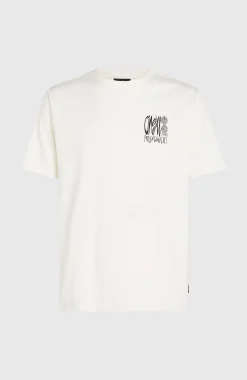 Homme O'Neill T-Shirts|Protection Anti-Uv-HommesT-shirt Surf Heroes Graphic| Blanc