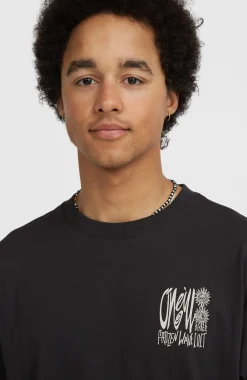 Homme O'Neill T-Shirts|Protection Anti-Uv-HommesT-shirt Surf Heroes Graphic| Noire