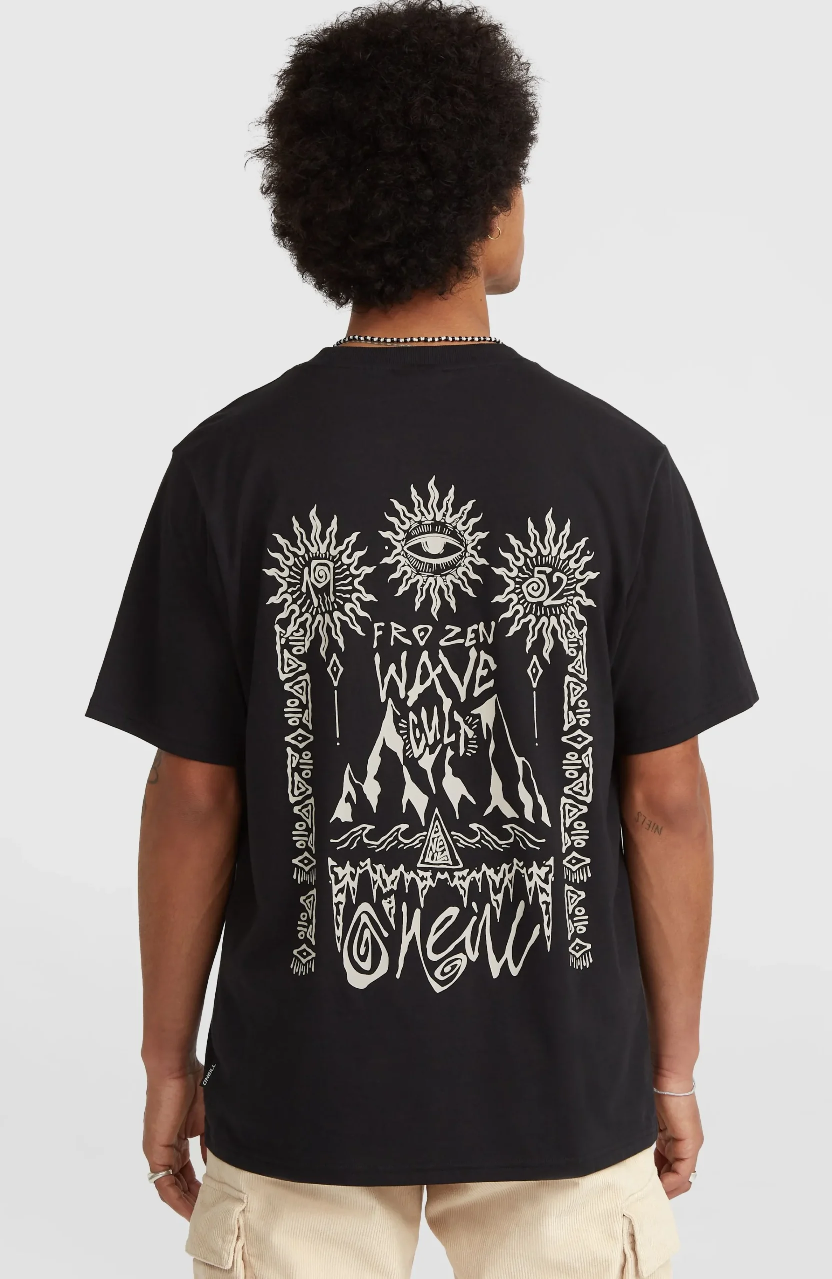 Homme O'Neill T-Shirts|Protection Anti-Uv-HommesT-shirt Surf Heroes Graphic| Noire