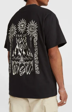 Homme O'Neill T-Shirts|Protection Anti-Uv-HommesT-shirt Surf Heroes Graphic| Noire