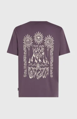Homme O'Neill T-Shirts|Protection Anti-Uv-HommesT-shirt Surf Heroes Graphic| Violet