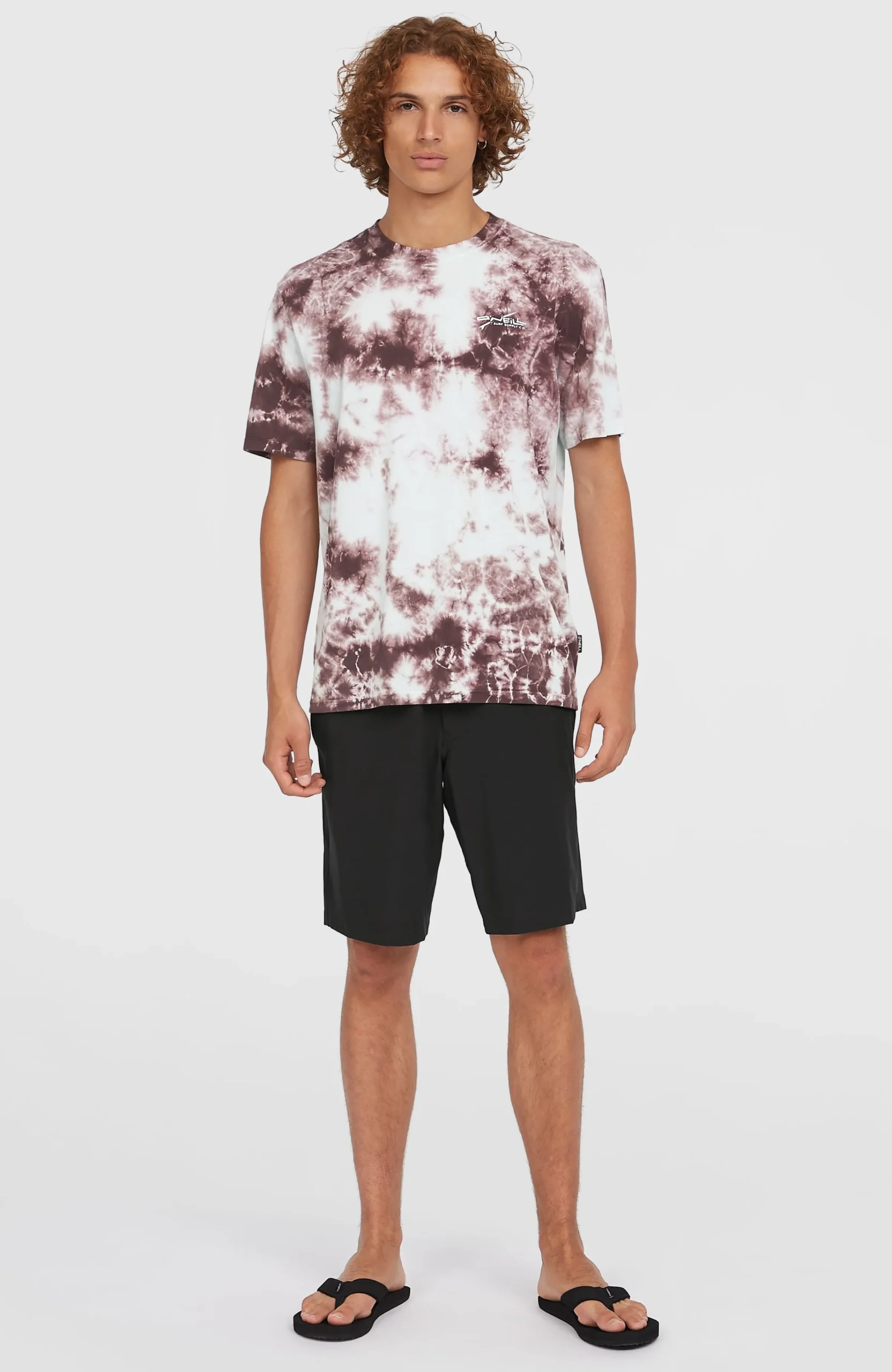 Homme O'Neill T-Shirts|Protection Anti-Uv-HommesT-shirt Tie Dye Graphic| Violet