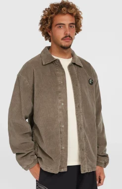 Homme O'Neill Vestes|Protection Anti-Uv-HommesVeste Cord Coach| Brun