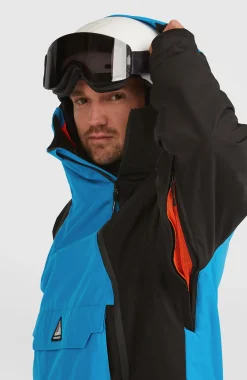 Homme O'Neill Vestes De Ski|Vestes De Snowboard-HommesVeste de ski asymétrique FWC'Play| Bleu Mix