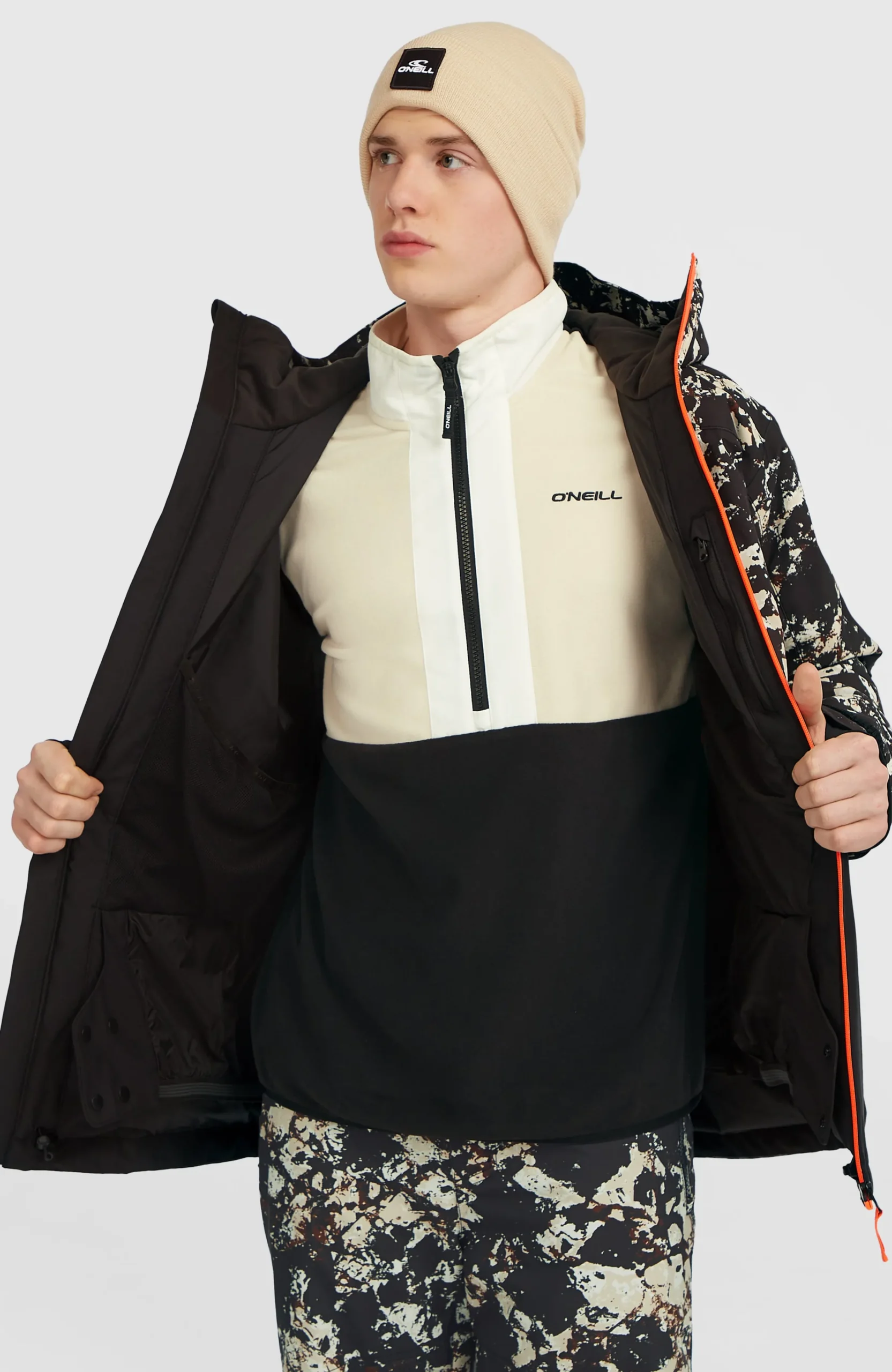 Homme O'Neill Vestes De Ski|Vestes De Snowboard-HommesVeste de ski FWC'Cruz Block| Noire