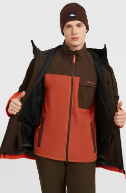Homme O'Neill Vestes De Ski|Vestes De Snowboard-HommesVeste de ski FWC'Cruz Triple| Marron Mix
