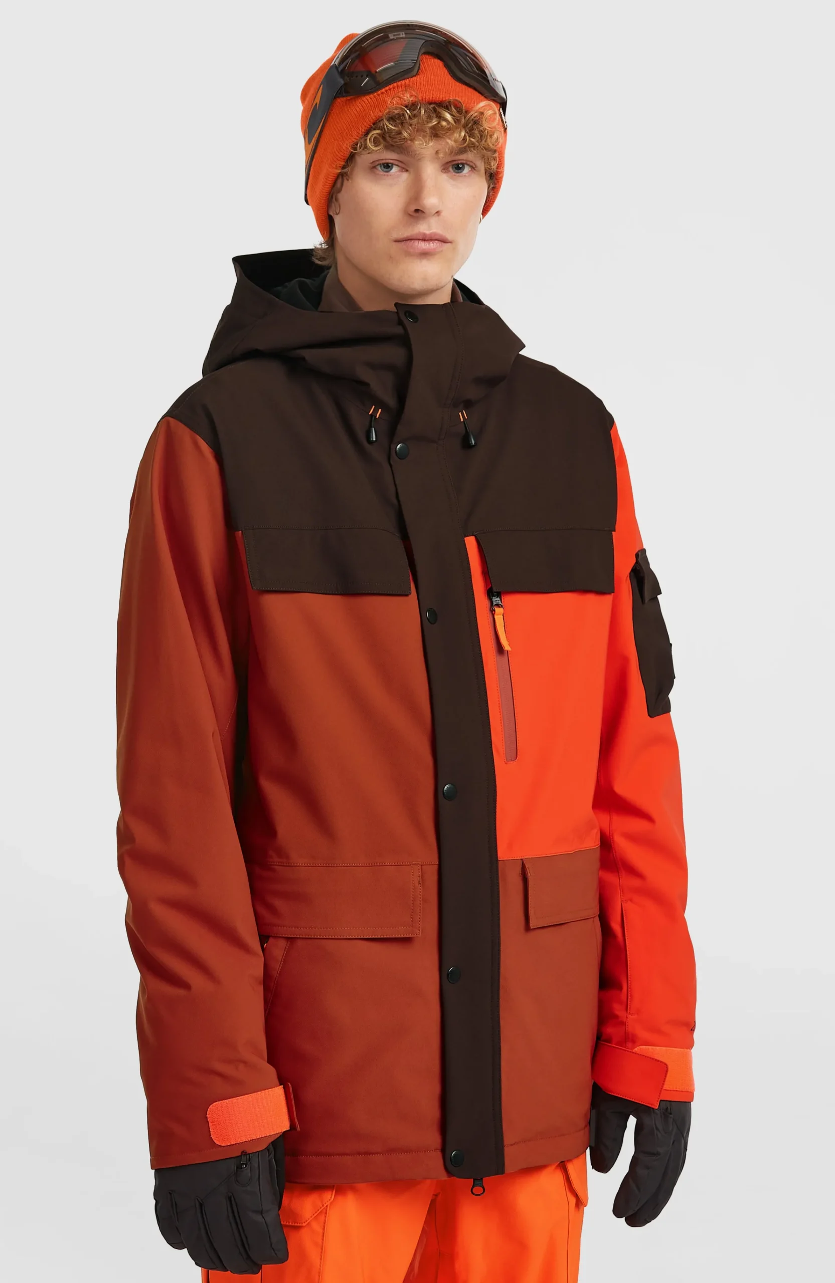 Homme O'Neill Vestes De Ski|Vestes De Snowboard-HommesVeste de ski FWC'Peak Pro| Orange Mix