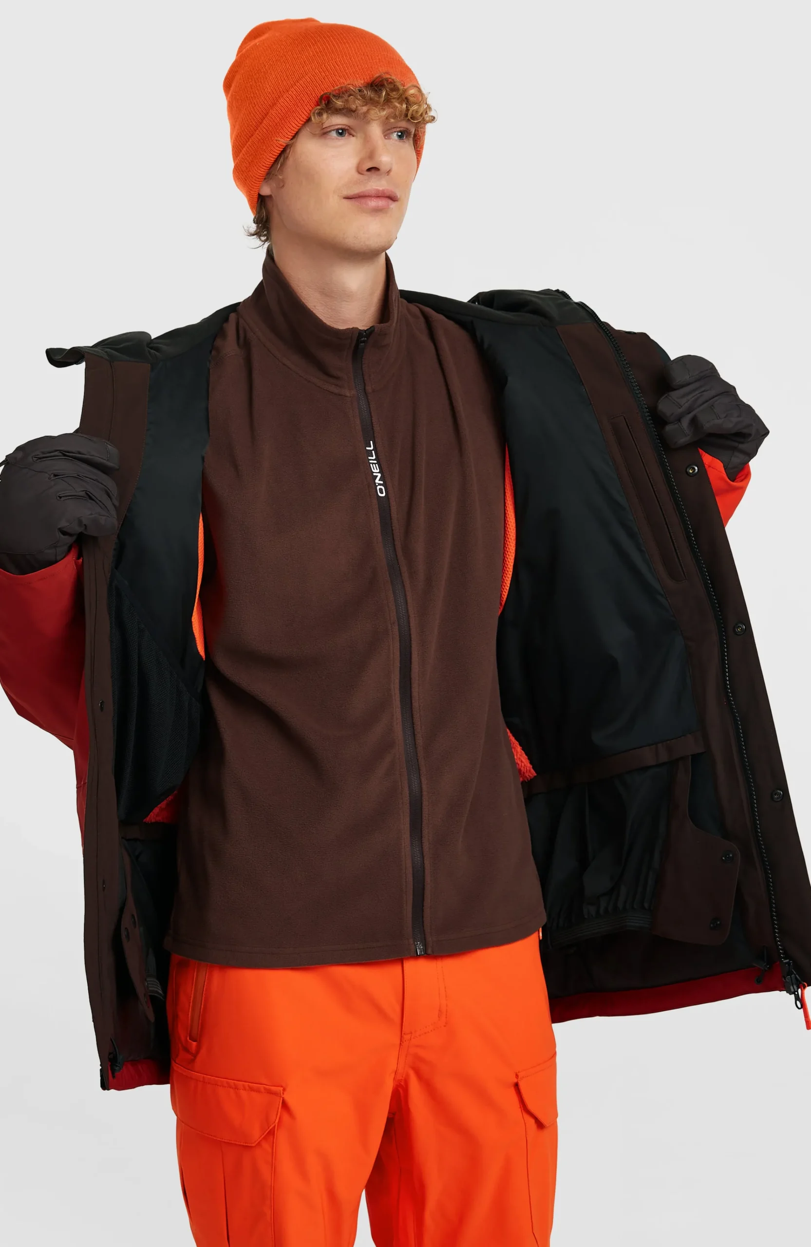 Homme O'Neill Vestes De Ski|Vestes De Snowboard-HommesVeste de ski FWC'Peak Pro| Orange Mix