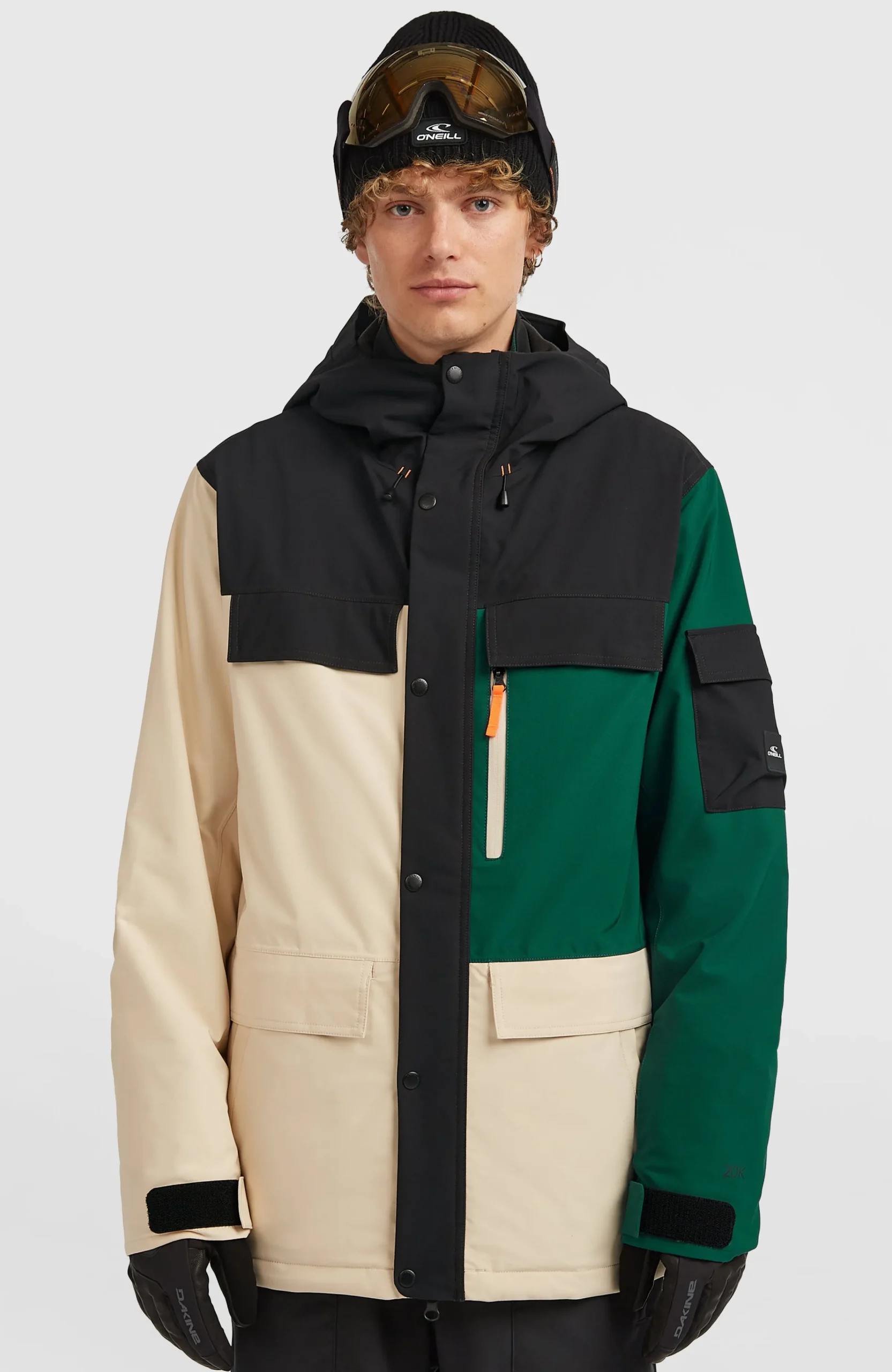 Homme O'Neill Vestes De Ski|Vestes De Snowboard-HommesVeste de ski FWC'Peak Pro| Beige Mix