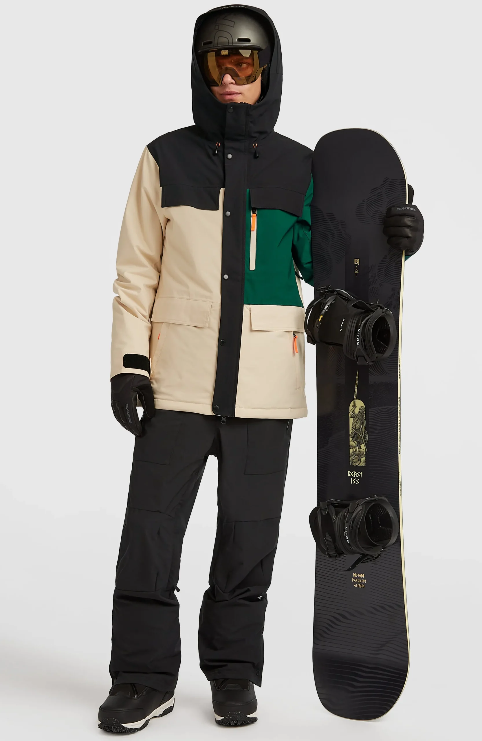 Homme O'Neill Vestes De Ski|Vestes De Snowboard-HommesVeste de ski FWC'Peak Pro| Beige Mix