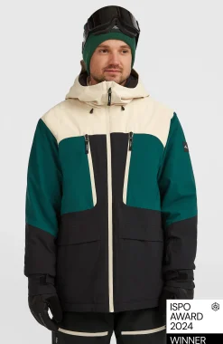 Homme O'Neill Vestes De Ski|Vestes De Snowboard-HommesVeste de ski FWC'Peak Fire| Beige Mix