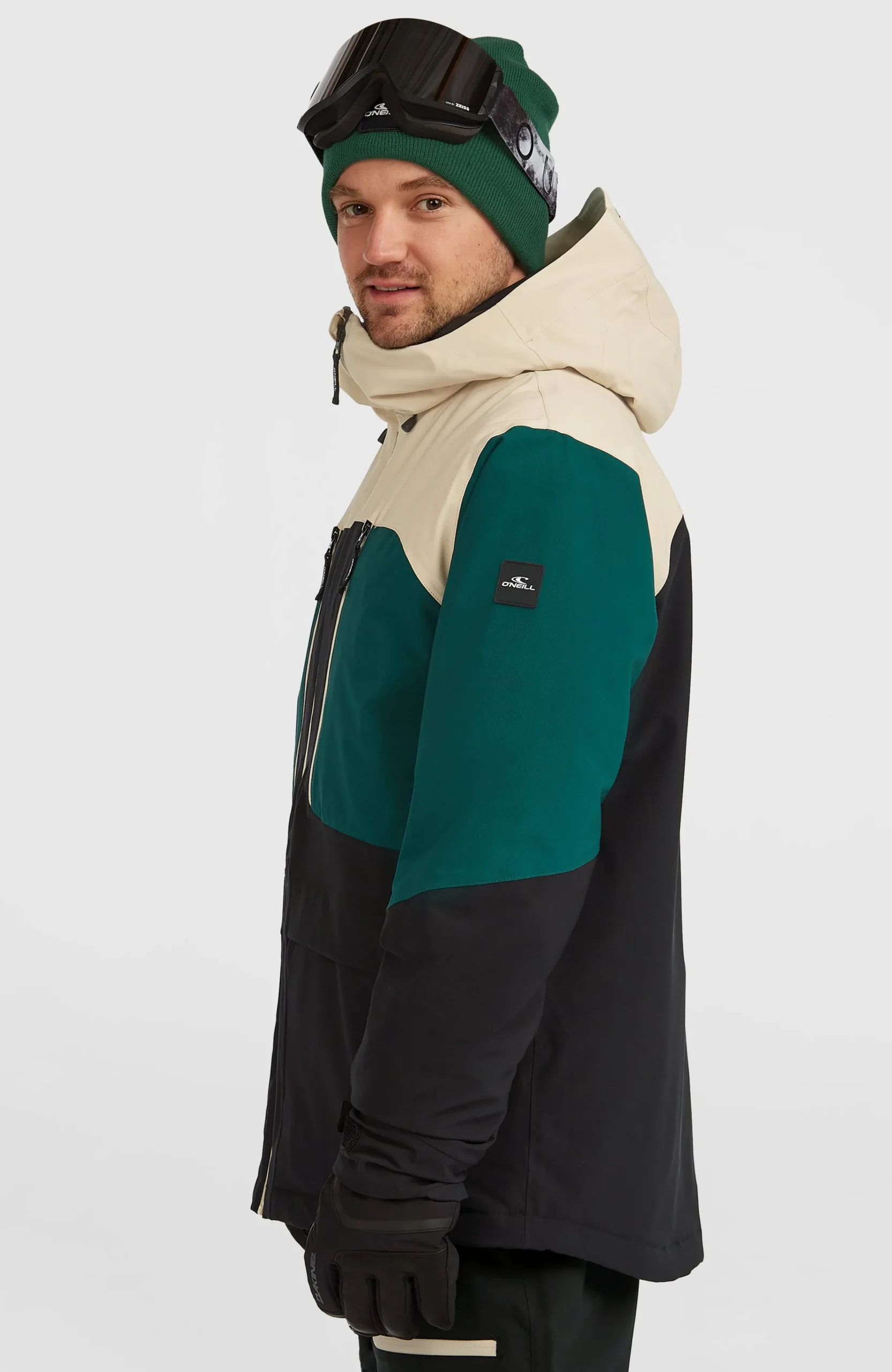 Homme O'Neill Vestes De Ski|Vestes De Snowboard-HommesVeste de ski FWC'Peak Fire| Beige Mix
