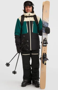 Homme O'Neill Vestes De Ski|Vestes De Snowboard-HommesVeste de ski FWC'Peak Fire| Beige Mix