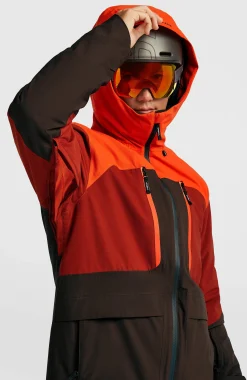 Homme O'Neill Vestes De Ski|Vestes De Snowboard-HommesVeste de ski FWC'Peak Fire| Rouge Mix