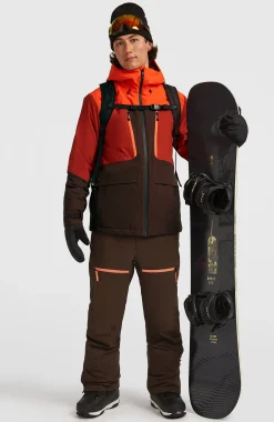 Homme O'Neill Vestes De Ski|Vestes De Snowboard-HommesVeste de ski FWC'Peak Fire| Rouge Mix