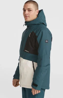 Homme O'Neill Vestes De Ski|Vestes De Snowboard-HommesVeste de ski Hammer Block| Bleu Mix