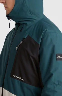Homme O'Neill Vestes De Ski|Vestes De Snowboard-HommesVeste de ski Hammer Block| Bleu Mix