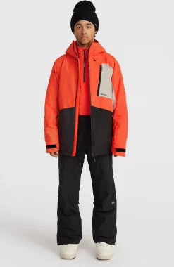 Homme O'Neill Vestes De Ski|Vestes De Snowboard-HommesVeste de ski Hammer Block| Rouge Mix