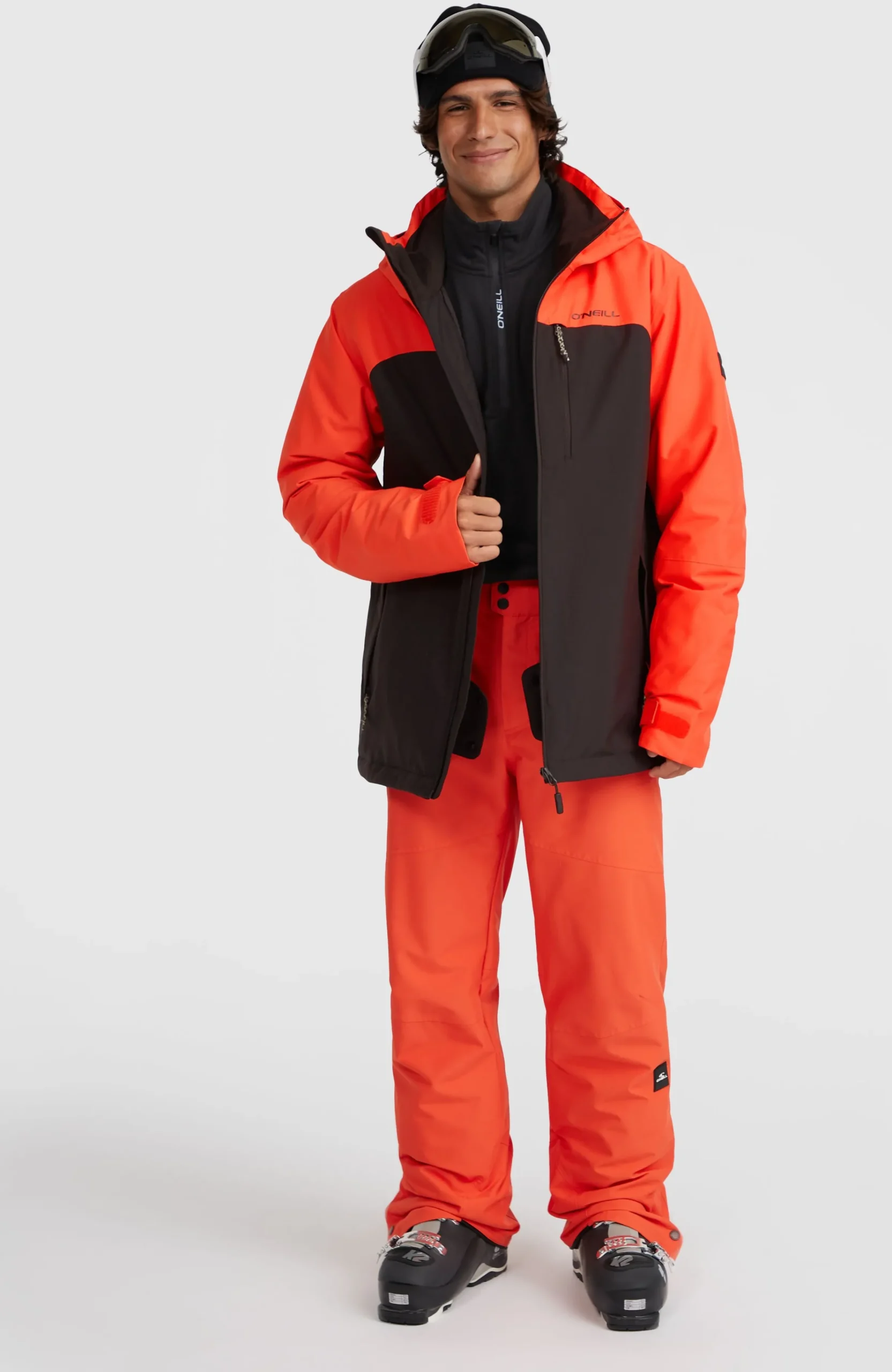 Homme O'Neill Vestes De Ski|Vestes De Snowboard-HommesVeste de ski Hammer Plus| Noir Mix