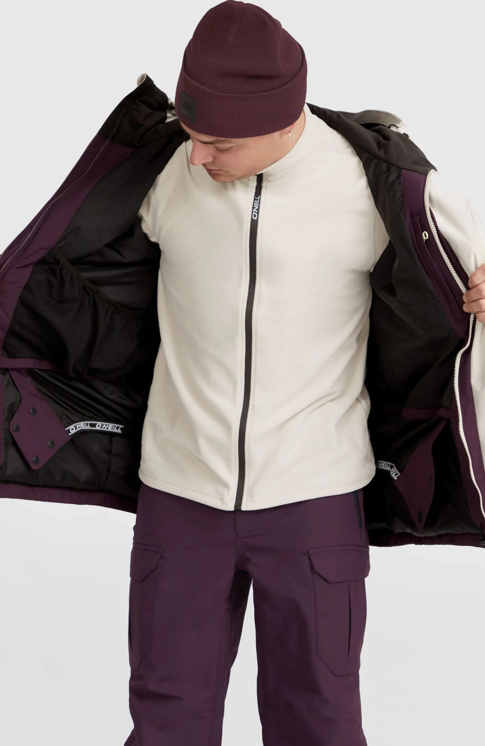 Homme O'Neill Vestes De Ski|Vestes De Snowboard-HommesVeste de ski O'Riginals Hybrid| Violet Mix