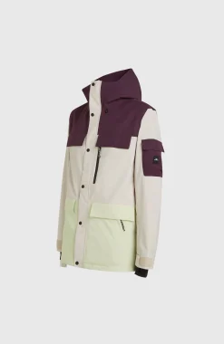 Homme O'Neill Vestes De Ski|Vestes De Snowboard-HommesVeste de ski Utility Pro Hybrid| Beige Mix