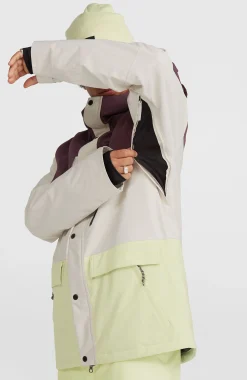 Homme O'Neill Vestes De Ski|Vestes De Snowboard-HommesVeste de ski Utility Pro Hybrid| Beige Mix