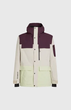 Homme O'Neill Vestes De Ski|Vestes De Snowboard-HommesVeste de ski Utility Pro Hybrid| Beige Mix