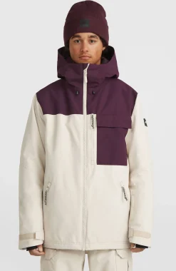 Homme O'Neill Vestes De Ski|Vestes De Snowboard-HommesVeste de ski Utility Hybrid| Beige Mix