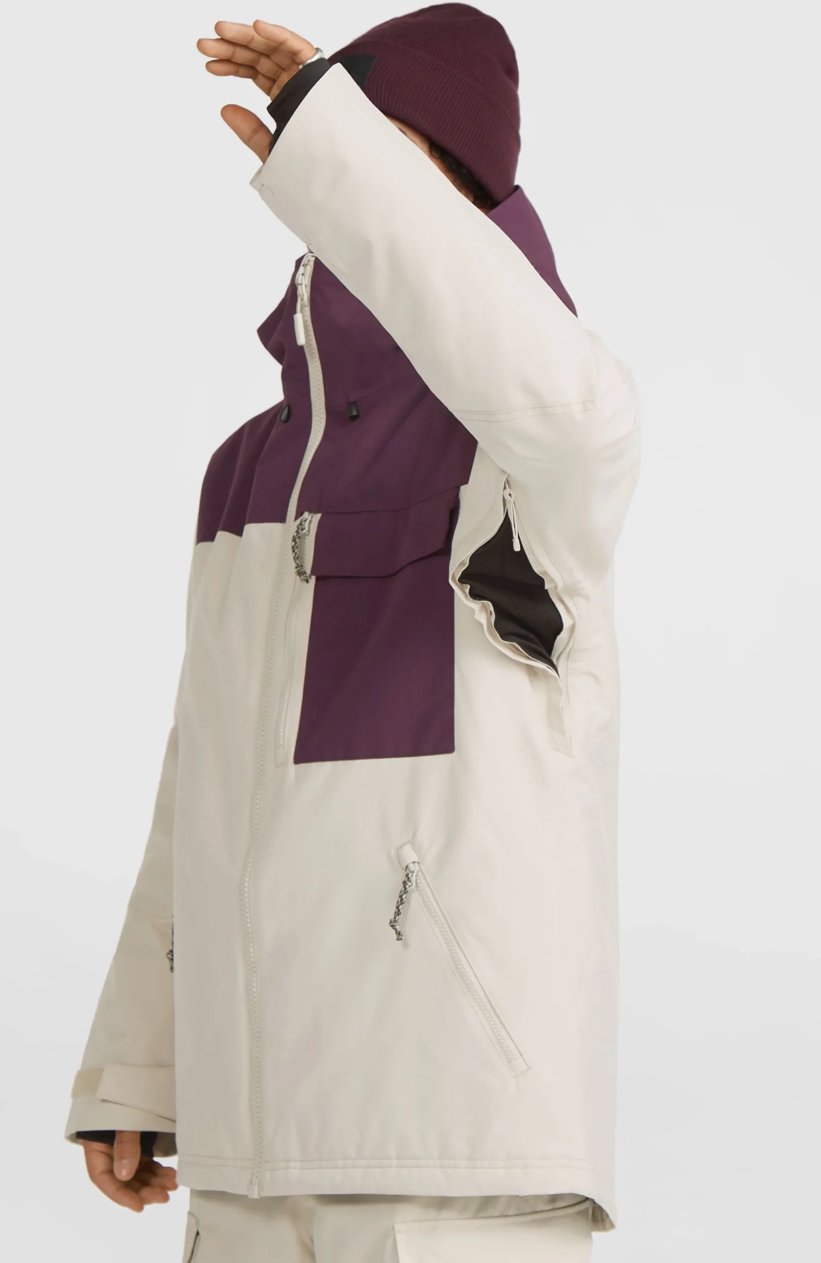 Homme O'Neill Vestes De Ski|Vestes De Snowboard-HommesVeste de ski Utility Hybrid| Beige Mix