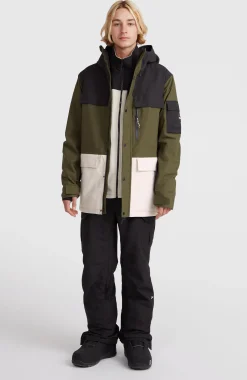 Homme O'Neill Vestes De Ski|Vestes De Snowboard-HommesVeste de ski Utility Pro Hybrid| Vert Mix