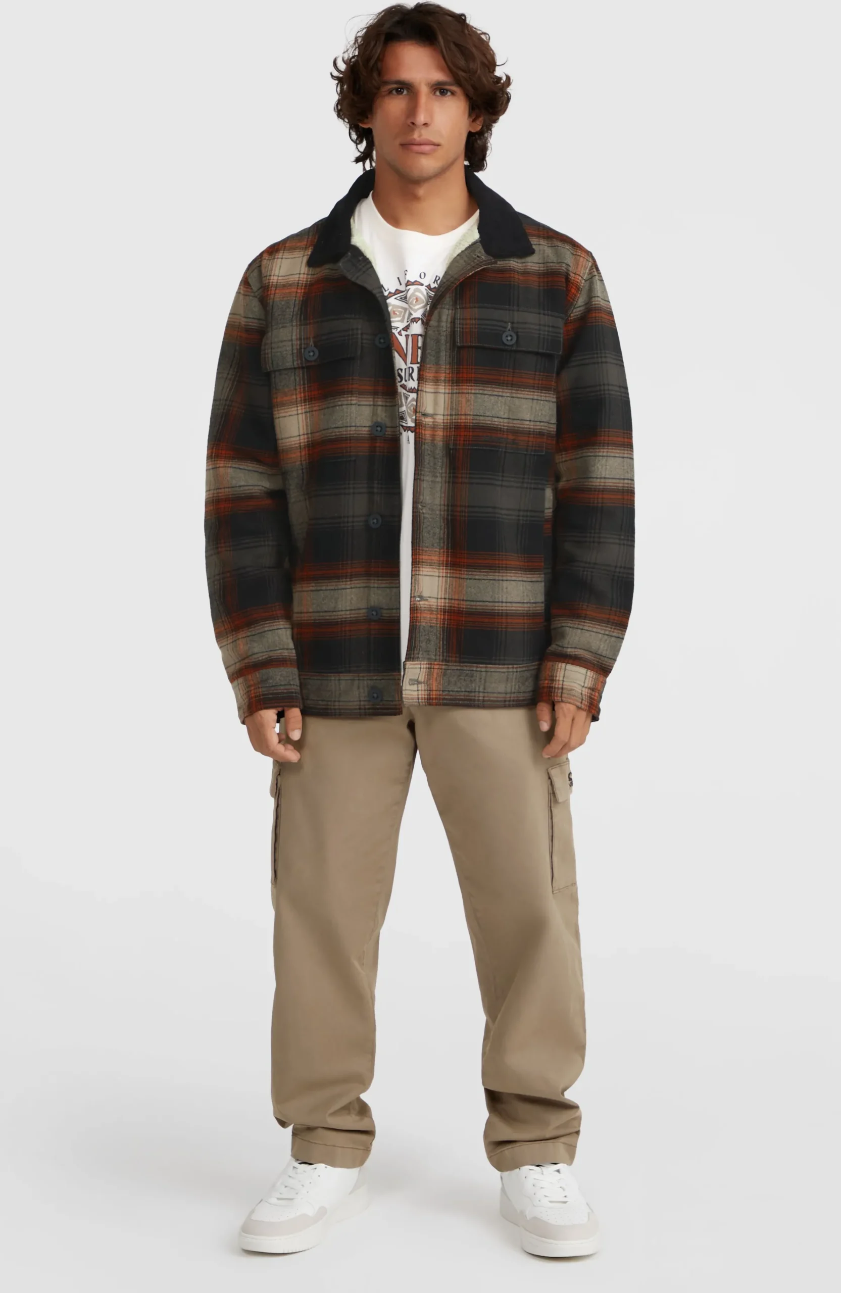 Homme O'Neill Vestes|Protection Anti-Uv-HommesVeste doublée en polaire| Gris