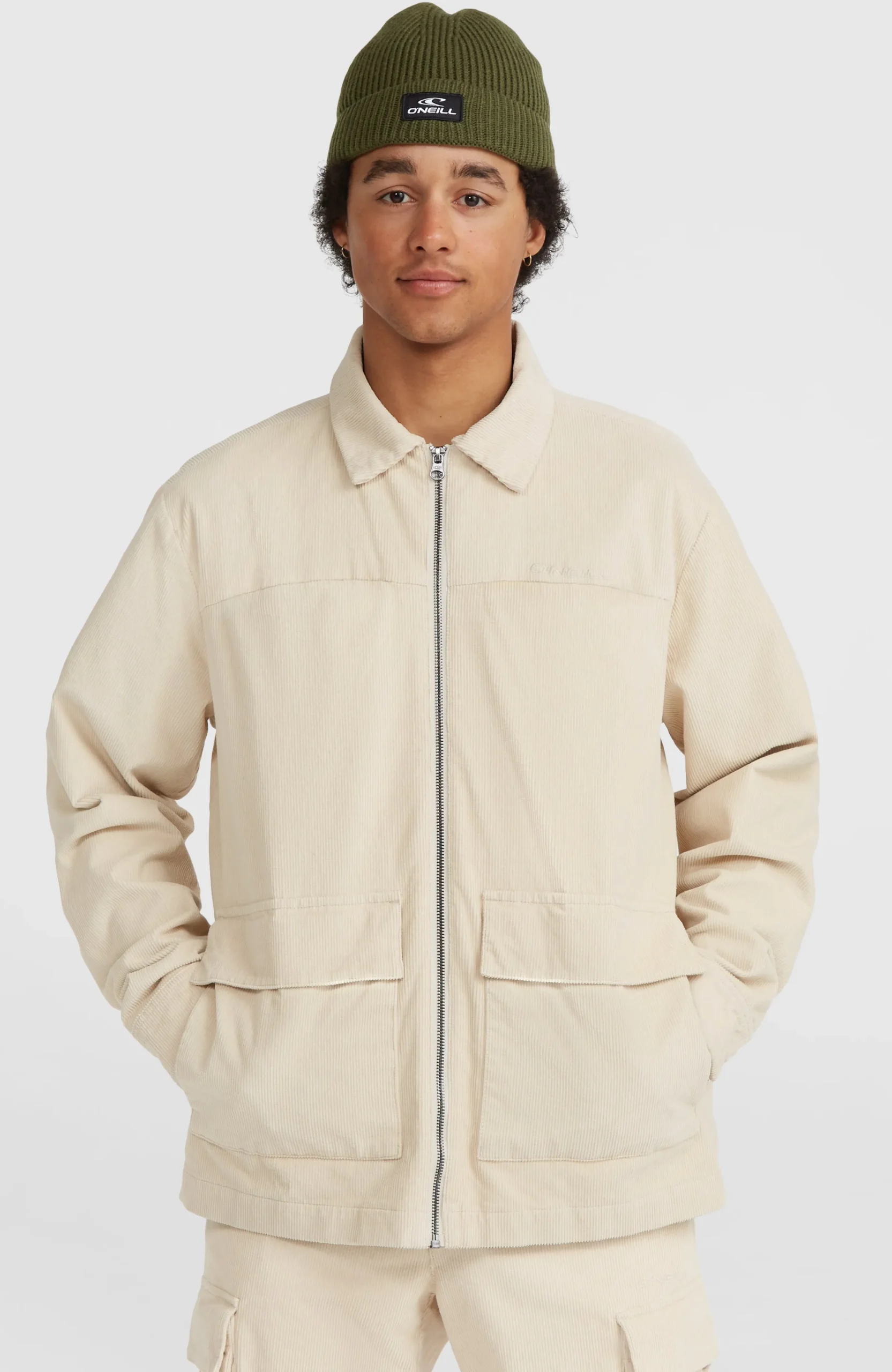 Homme O'Neill Vestes|Protection Anti-Uv-HommesVeste en velours côtelé Surf Heroes| Beige