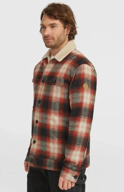 Homme O'Neill Vestes|Protection Anti-Uv-HommesVeste O'Riginals doublée en polaire| Rouge