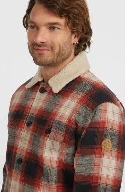 Homme O'Neill Vestes|Protection Anti-Uv-HommesVeste O'Riginals doublée en polaire| Rouge