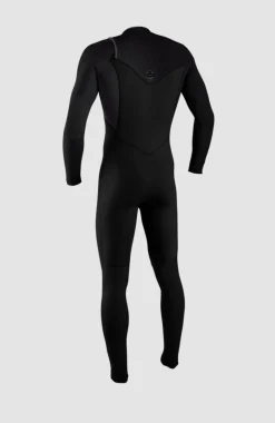 Enfant O'Neill Protection Anti-Uv-Hyperfreak Plus 4/3mm Chest Zip Full Wetsuit| Noire
