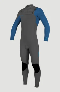 Enfant O'Neill Protection Anti-Uv-Hyperfreak Plus 3/2mm Chest Zip Full Wetsuit| Bleu