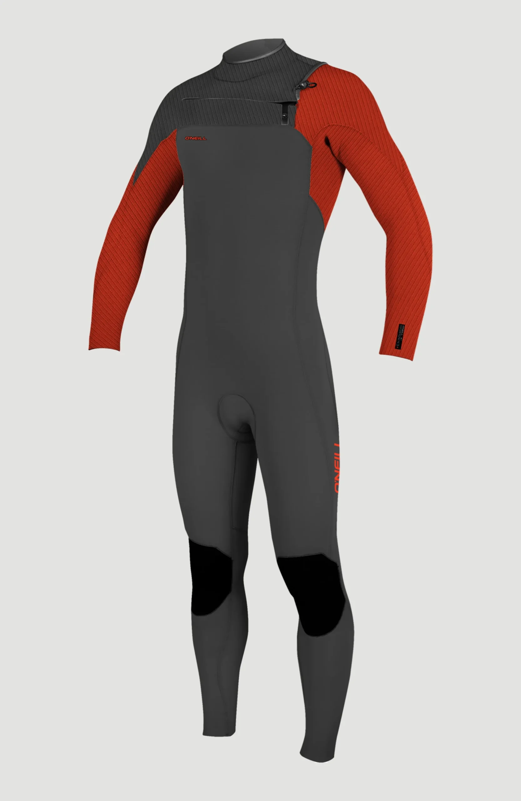 Enfant O'Neill Protection Anti-Uv-Hyperfreak Plus 4/3mm Chest Zip Full Wetsuit| Rouge
